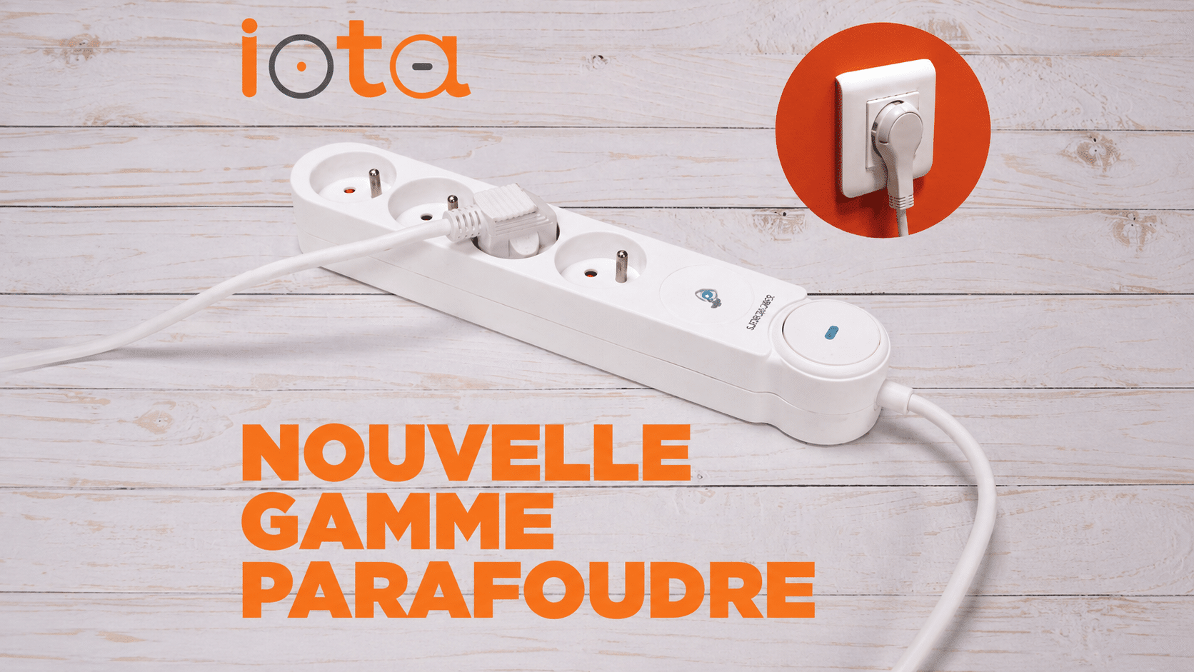 Multiprise Iota parafoudre Zenitech