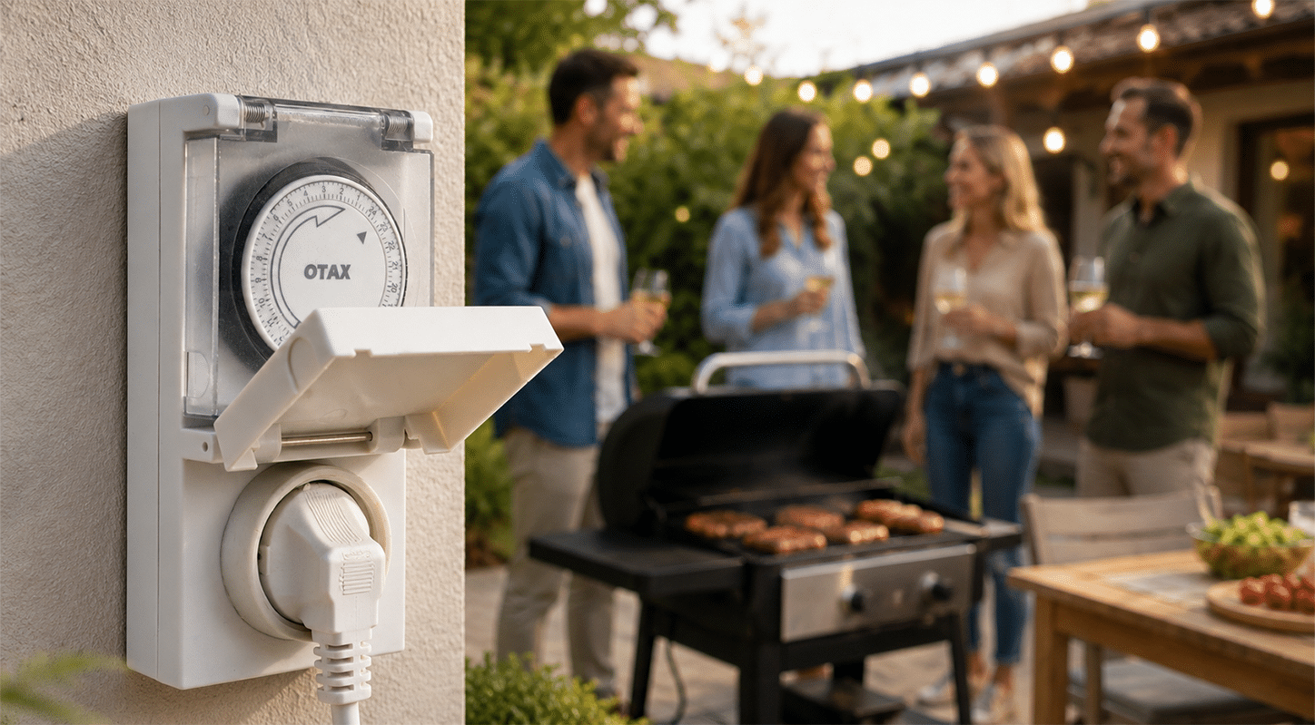 Programmateur extérieur barbecue